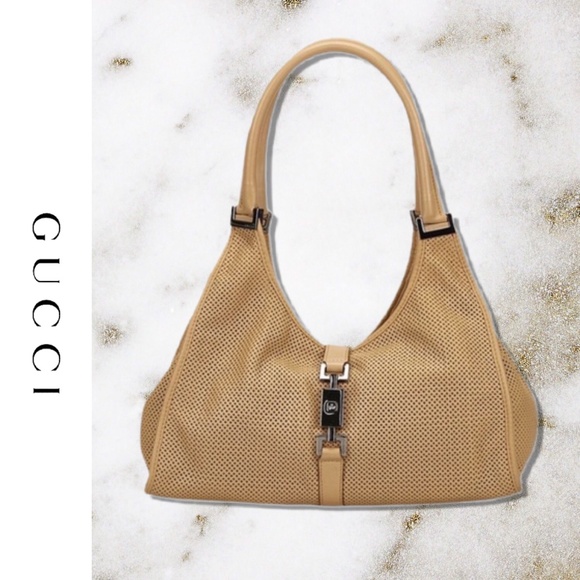 Vintage Gucci Perforated Jackie Bag - Picture 1 of 13
